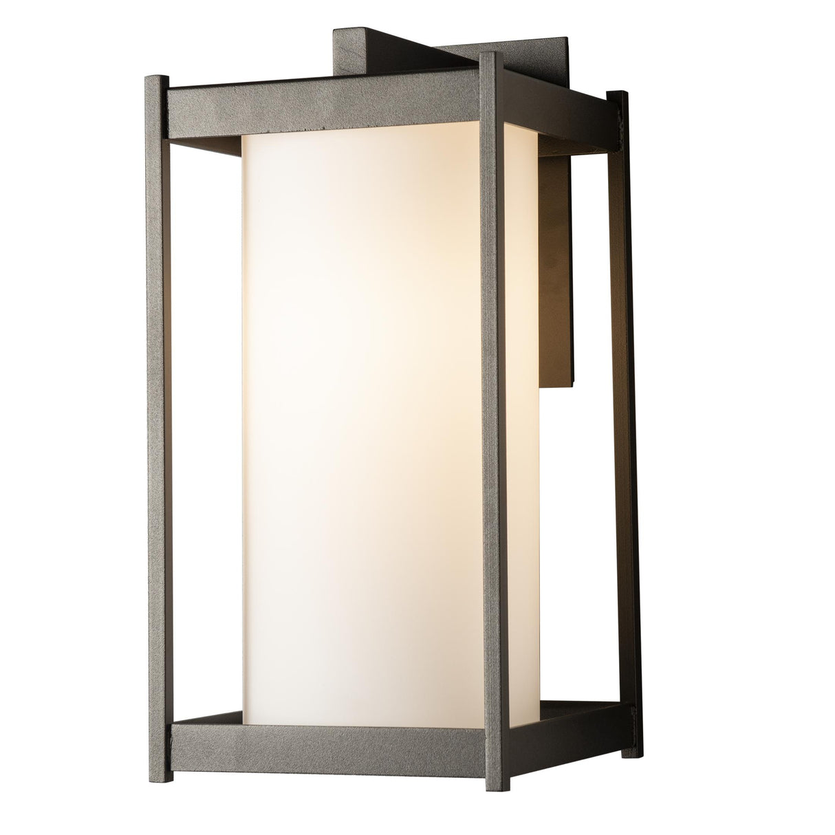 Hubbardton Forge 2023 Coastal Oil Rubbed Bronze Opal Glass (GG) Cela Large Outdoor Sconce