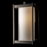 Hubbardton Forge 2023 Coastal Oil Rubbed Bronze Opal Glass (GG) Cela Large Outdoor Sconce