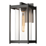 Hubbardton Forge 2023 Coastal Oil Rubbed Bronze Clear Glass (ZM) Cela Large Outdoor Sconce