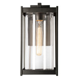 Hubbardton Forge 2023 Coastal Oil Rubbed Bronze Clear Glass (ZM) Cela Large Outdoor Sconce