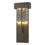Hubbardton Forge 2020 Coastal Dark Smoke Clear Glass with Shards (YP) Shard XL Outdoor Sconce