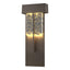 Hubbardton Forge 2020 Coastal Dark Smoke Clear Glass with Shards (YP) Shard XL Outdoor Sconce