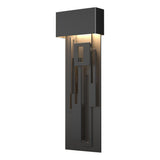 Hubbardton Forge 2016 Coastal Black Collage Large Dark Sky Friendly LED Outdoor Sconce