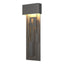Hubbardton Forge 2016 Coastal Natural Iron Collage Large Dark Sky Friendly LED Outdoor Sconce