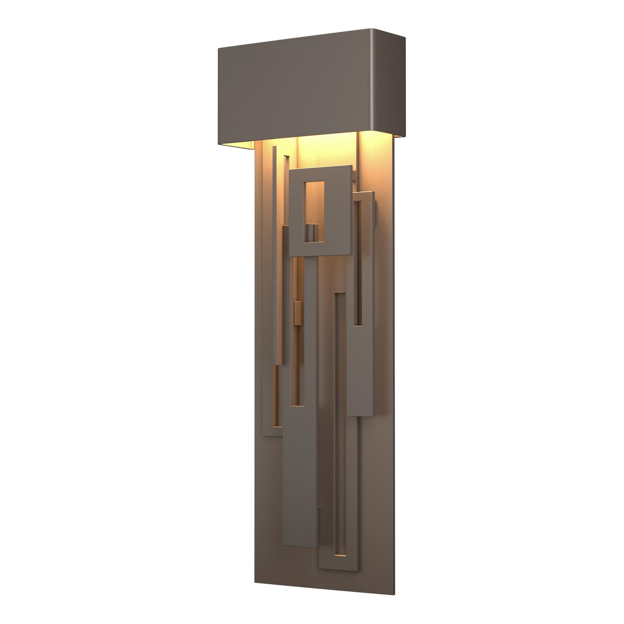 Hubbardton Forge 2016 Coastal Dark Smoke Collage Large Dark Sky Friendly LED Outdoor Sconce
