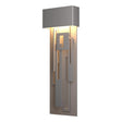 Hubbardton Forge 2016 Coastal Burnished Steel Collage Large Dark Sky Friendly LED Outdoor Sconce
