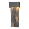 Hubbardton Forge 2016 Coastal Natural Iron Tress Small Dark Sky Friendly LED Outdoor Sconce
