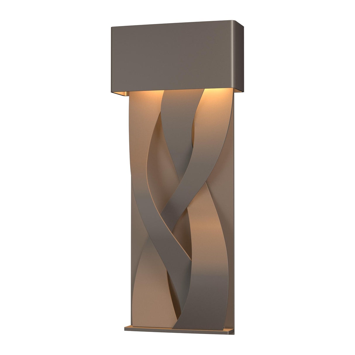 Hubbardton Forge 2016 Coastal Dark Smoke Tress Small Dark Sky Friendly LED Outdoor Sconce