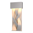 Hubbardton Forge 2016 Coastal Burnished Steel Tress Small Dark Sky Friendly LED Outdoor Sconce