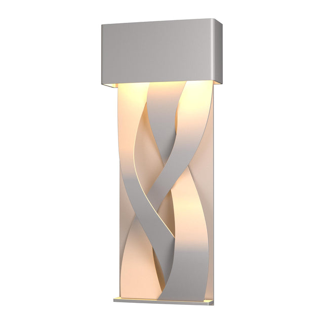 Hubbardton Forge 2016 Coastal Burnished Steel Tress Small Dark Sky Friendly LED Outdoor Sconce
