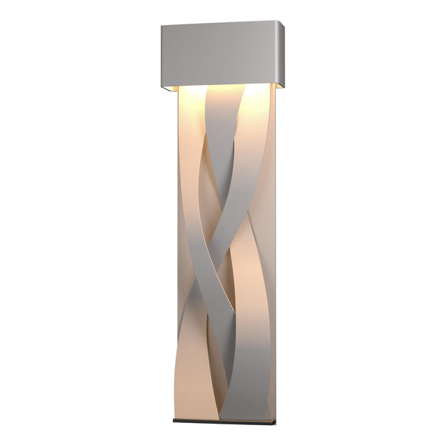 Hubbardton Forge 2016 Coastal Burnished Steel Tress Large Dark Sky Friendly LED Outdoor Sconce