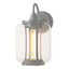 Hubbardton Forge 2022 Coastal Burnished Steel Clear Glass (ZM) Fairwinds Outdoor Sconce