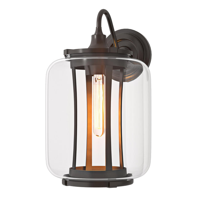 Hubbardton Forge 2022 Coastal Oil Rubbed Bronze Clear Glass (ZM) Fairwinds Large Outdoor Sconce
