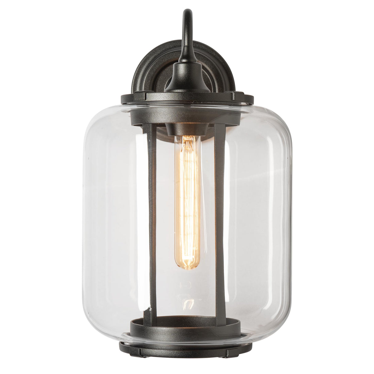 Hubbardton Forge 2022 Coastal Oil Rubbed Bronze Clear Glass (ZM) Fairwinds Large Outdoor Sconce