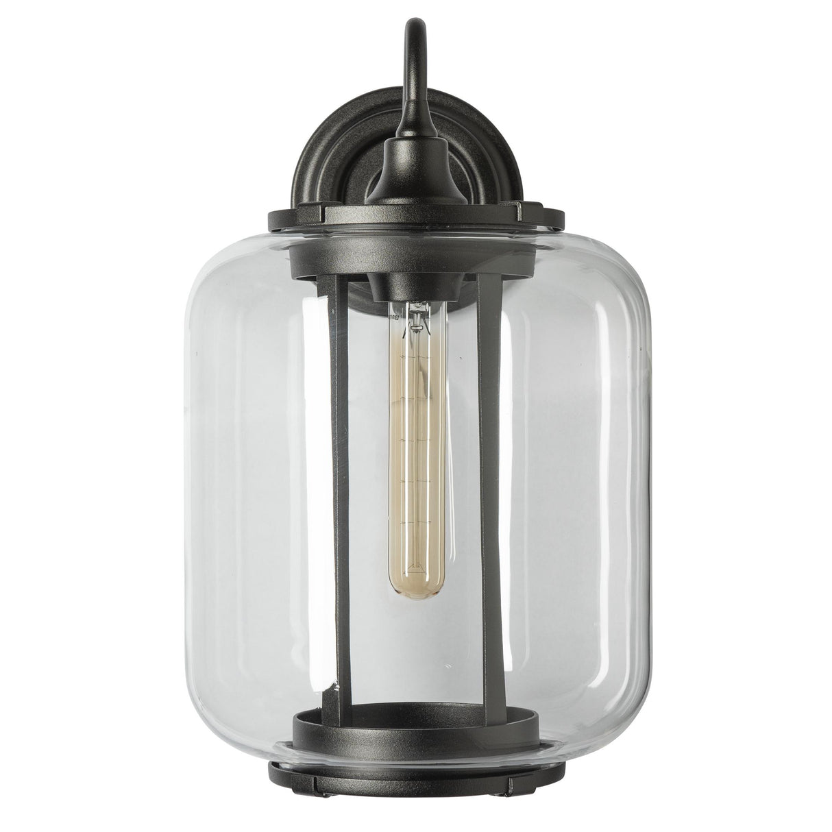 Hubbardton Forge 2022 Coastal Oil Rubbed Bronze Clear Glass (ZM) Fairwinds Large Outdoor Sconce
