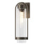 Hubbardton Forge 2023 Coastal Dark Smoke Clear Glass (ZM) Alcove Medium Outdoor Sconce