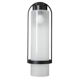 Hubbardton Forge 2023 Coastal Black Frosted Glass (FD) Alcove Large Outdoor Sconce