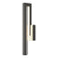 Hubbardton Forge 2018 Coastal Natural Iron Seeded Clear Glass (II) Edge Medium LED Outdoor Sconce