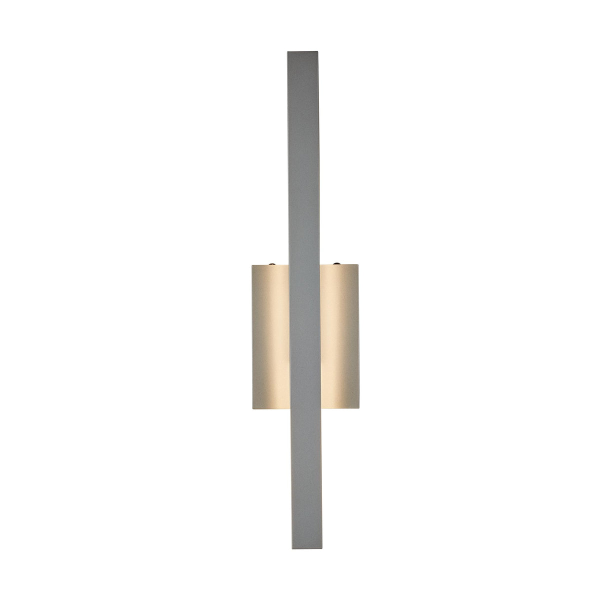 Hubbardton Forge 2018 Coastal Burnished Steel Seeded Clear Glass (II) Edge Medium LED Outdoor Sconce