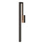 Hubbardton Forge 2018 Coastal Oil Rubbed Bronze Seeded Clear Glass (II) Edge Large LED Outdoor Sconce