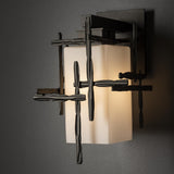 Hubbardton Forge 2023 Coastal Oil Rubbed Bronze Opal Glass (GG) Tura Small Outdoor Sconce