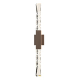 Hubbardton Forge 2019 Coastal Bronze Clear Glass (ZM) Refraction Large Outdoor Sconce