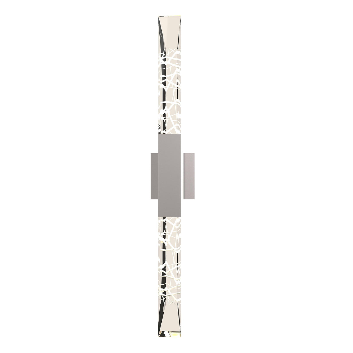 Hubbardton Forge 2019 Coastal Burnished Steel Clear Glass (ZM) Refraction Large Outdoor Sconce