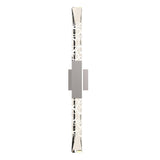 Hubbardton Forge 2019 Coastal Burnished Steel Clear Glass (ZM) Refraction Large Outdoor Sconce
