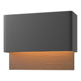Hubbardton Forge 2019 Coastal Black Coastal Bronze Stratum Dark Sky Friendly LED Outdoor Sconce