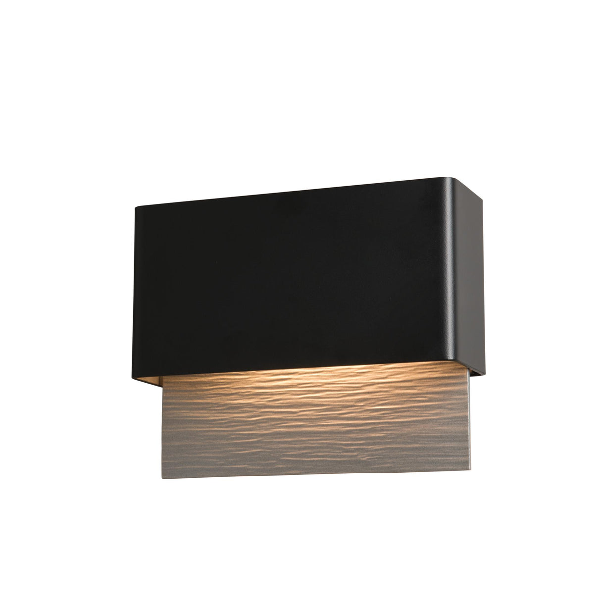 Hubbardton Forge 2019 Coastal Black Coastal Burnished Steel Stratum Dark Sky Friendly LED Outdoor Sconce