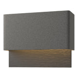 Hubbardton Forge 2019 Coastal Natural Iron Coastal Black Stratum Dark Sky Friendly LED Outdoor Sconce