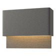 Hubbardton Forge 2019 Coastal Natural Iron Coastal Natural Iron Stratum Dark Sky Friendly LED Outdoor Sconce