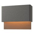 Hubbardton Forge 2019 Coastal Natural Iron Coastal Bronze Stratum Dark Sky Friendly LED Outdoor Sconce