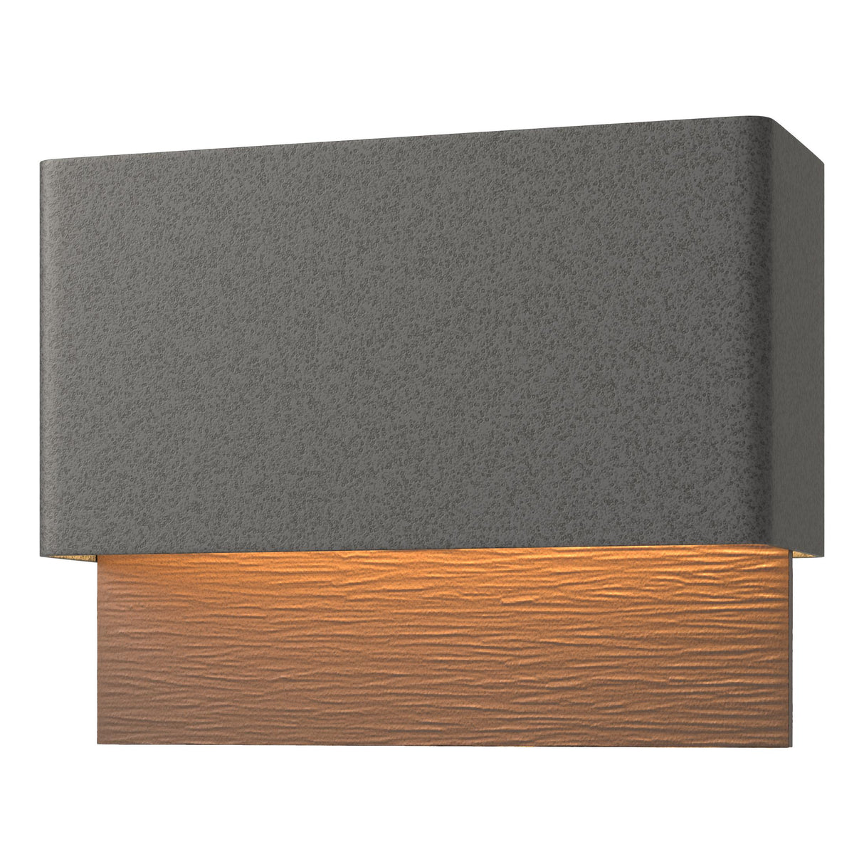 Hubbardton Forge 2019 Coastal Natural Iron Coastal Bronze Stratum Dark Sky Friendly LED Outdoor Sconce