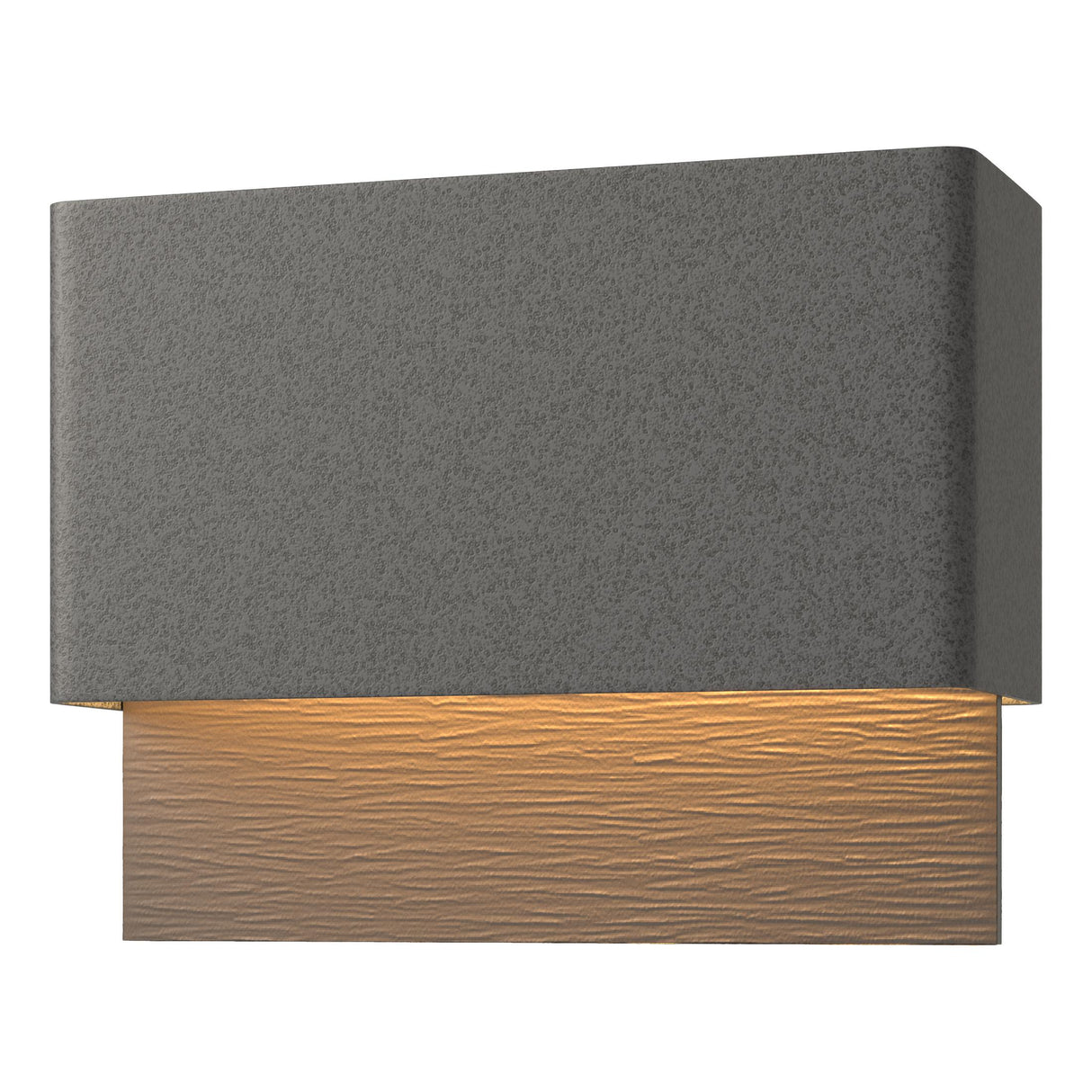 Hubbardton Forge 2019 Coastal Natural Iron Coastal Dark Smoke Stratum Dark Sky Friendly LED Outdoor Sconce