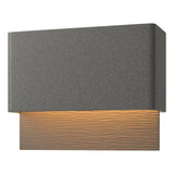 Hubbardton Forge 2019 Coastal Natural Iron Coastal Dark Smoke Stratum Dark Sky Friendly LED Outdoor Sconce
