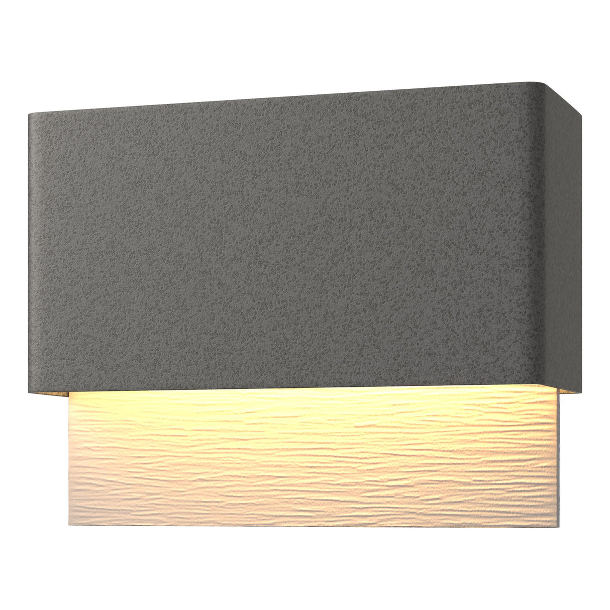 Hubbardton Forge 2019 Coastal Natural Iron Coastal Burnished Steel Stratum Dark Sky Friendly LED Outdoor Sconce