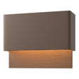 Hubbardton Forge 2019 Coastal Bronze Coastal Bronze Stratum Dark Sky Friendly LED Outdoor Sconce