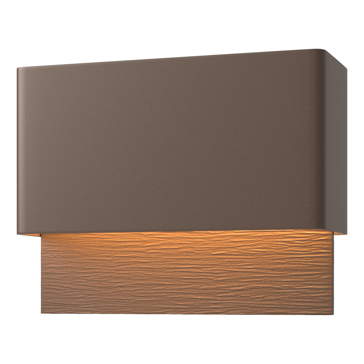 Hubbardton Forge 2019 Coastal Bronze Coastal Bronze Stratum Dark Sky Friendly LED Outdoor Sconce