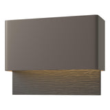Hubbardton Forge 2019 Coastal Dark Smoke Coastal Black Stratum Dark Sky Friendly LED Outdoor Sconce