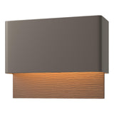 Hubbardton Forge 2019 Coastal Dark Smoke Coastal Bronze Stratum Dark Sky Friendly LED Outdoor Sconce