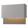 Hubbardton Forge 2019 Coastal Burnished Steel Coastal Natural Iron Stratum Dark Sky Friendly LED Outdoor Sconce