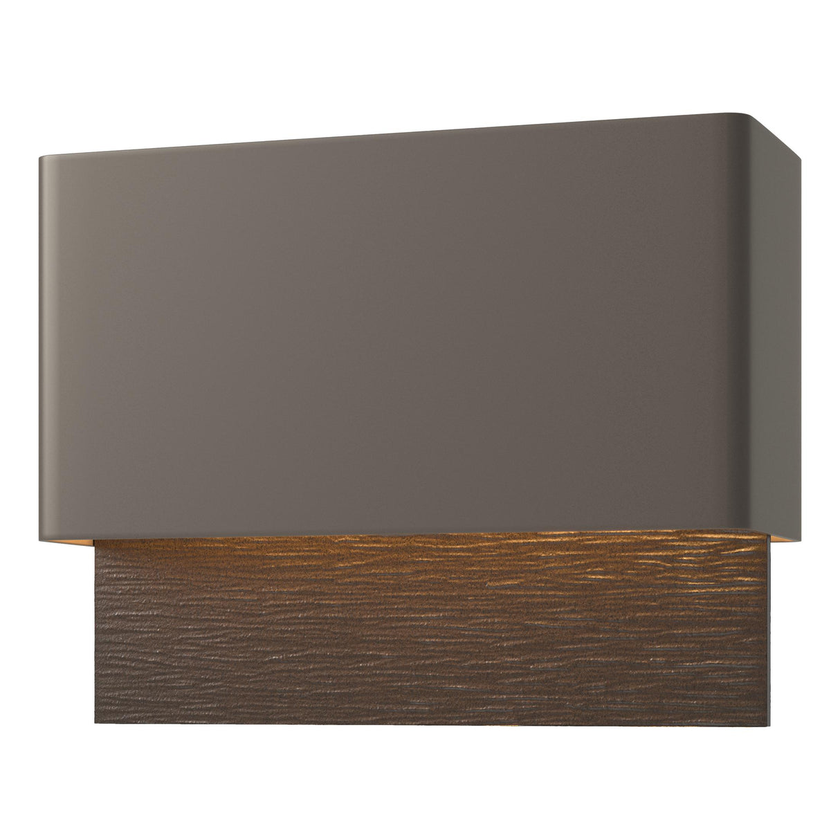 Hubbardton Forge 2019 Coastal Dark Smoke Coastal Oil Rubbed Bronze Stratum Dark Sky Friendly LED Outdoor Sconce