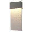Hubbardton Forge 2019 Coastal Natural Iron Coastal Burnished Steel Stratum Large Dark Sky Friendly LED Outdoor Sconce