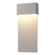 Hubbardton Forge 2019 Coastal Burnished Steel Coastal Burnished Steel Stratum Large Dark Sky Friendly LED Outdoor Sconce
