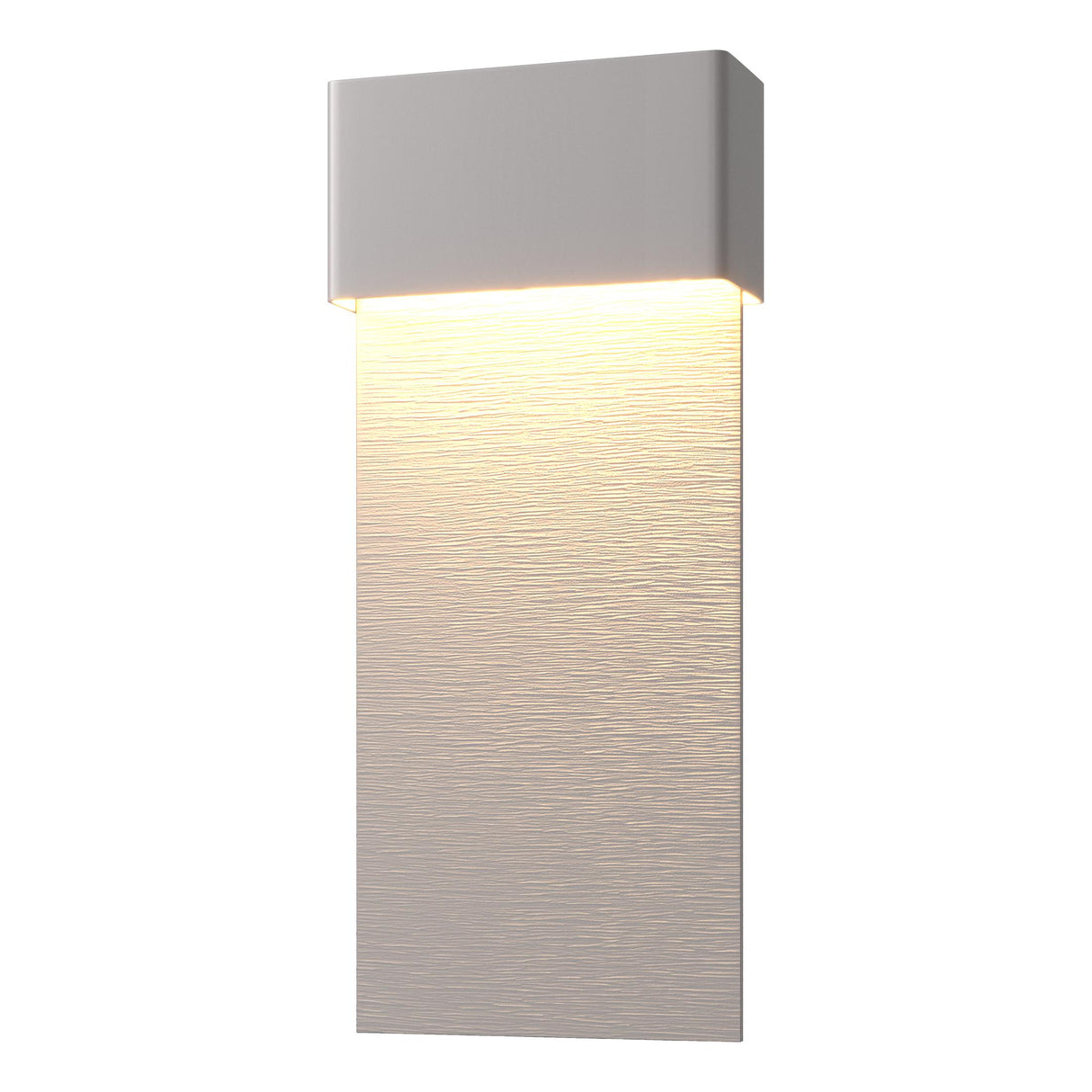 Hubbardton Forge 2019 Coastal Burnished Steel Coastal Burnished Steel Stratum Large Dark Sky Friendly LED Outdoor Sconce