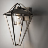 Hubbardton Forge 2022 Coastal Oil Rubbed Bronze Clear Glass (ZM) Stellar Small Outdoor Sconce