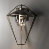 Hubbardton Forge 2022 Coastal Oil Rubbed Bronze Clear Glass (ZM) Stellar Small Outdoor Sconce