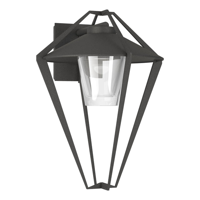 Hubbardton Forge 2022 Coastal Natural Iron Clear Glass (ZM) Stellar Small Outdoor Sconce