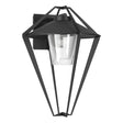 Hubbardton Forge 2022 Coastal Black Clear Glass (ZM) Stellar Small Outdoor Sconce